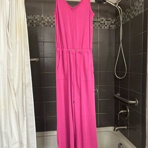 Lou & Grey Fuchsia Top